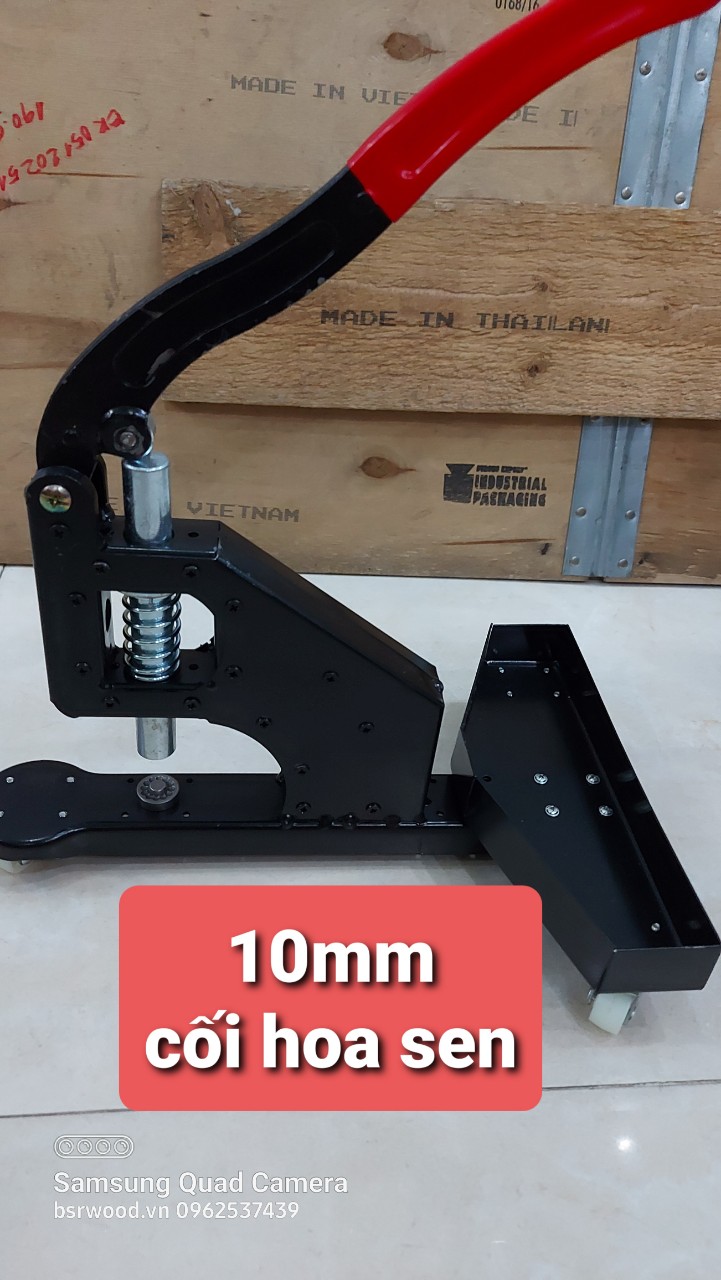 [HCM]Máy đóng khoen bạt Máy dập khoen máy đóng khuy bạt BSR DKJ-919 Loại thủ công Dành cho khoen ore (mắt cáo) 10mm