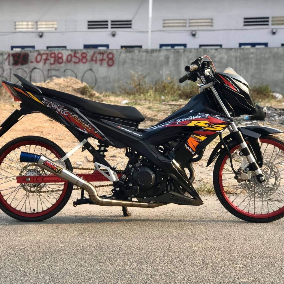 [HCM]Tem rời dán xe sonic đen cao cấp