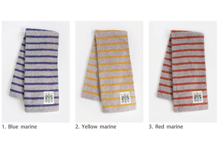 Hàng Nhập Khẩu Nhật Bản Imabari Marine Vân Sọc Dày Vừa Phải 100% Cotton Hút Nước Mềm Mại Khăn Mặt Khăn Mặt