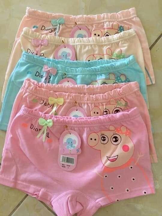 Combo 10 Quần chip đùi, quần lót đùi hình HEO siêu dễ thương cho bé 7kg - 25kg