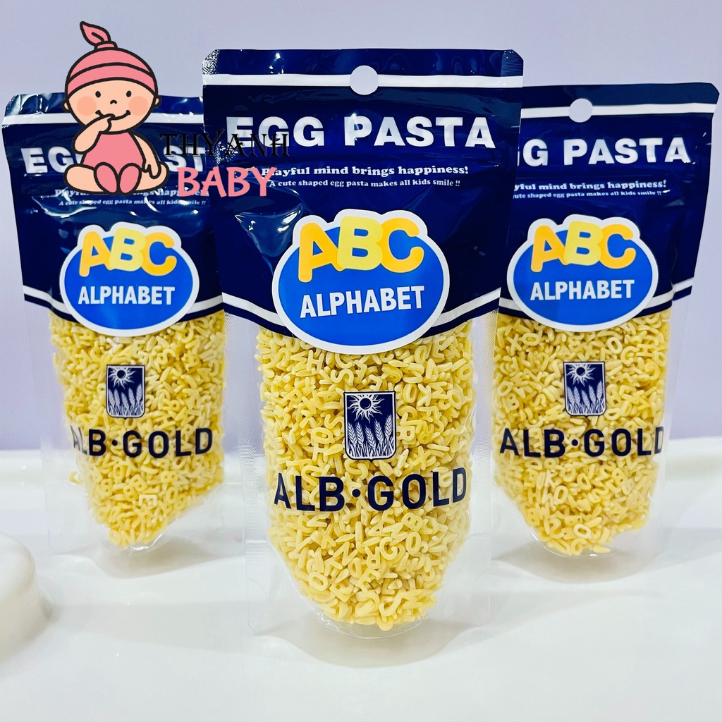 Nui Trứng Egg Pasta ALB Gold Nhật 90gr cho bé 7m+