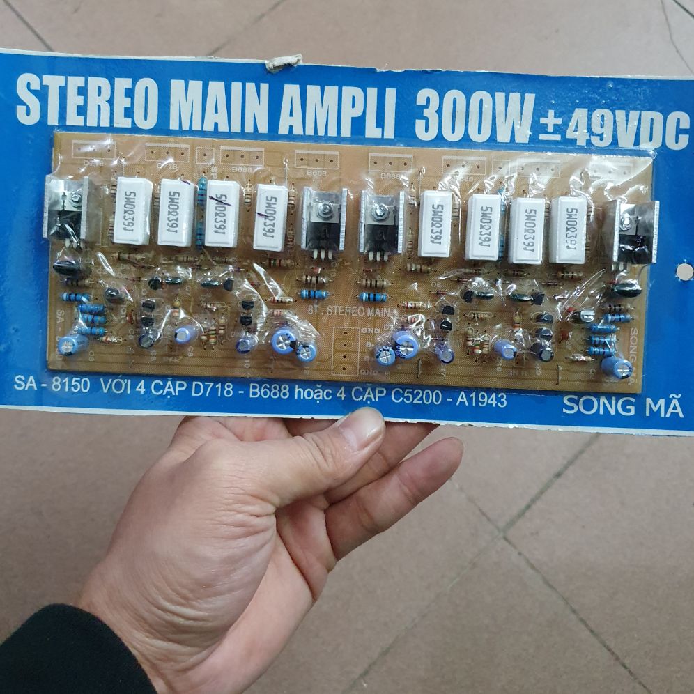 bo mạch công suất 8 sò 1 vế STE 300w