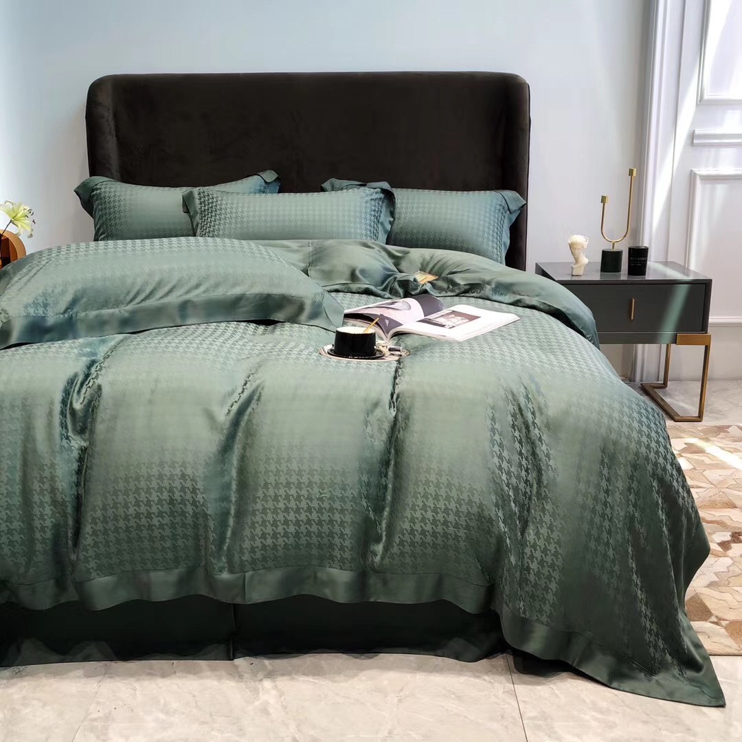 [LỤA TENCEL 100S 5D TC/5D006] - Bộ Chăn Ga Hạ Vy 04 món , Đẳng cấp