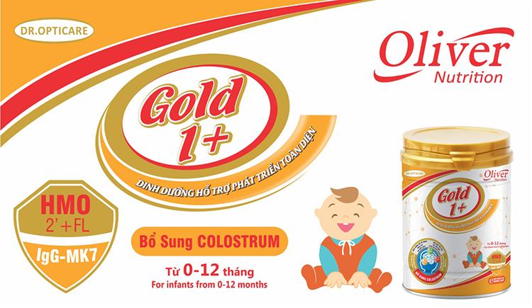 [HCM]Sữa bột Oliver Gold 1+ 800g (từ 0-12 tháng tuổi) - FreeShip Max - LOHAMART