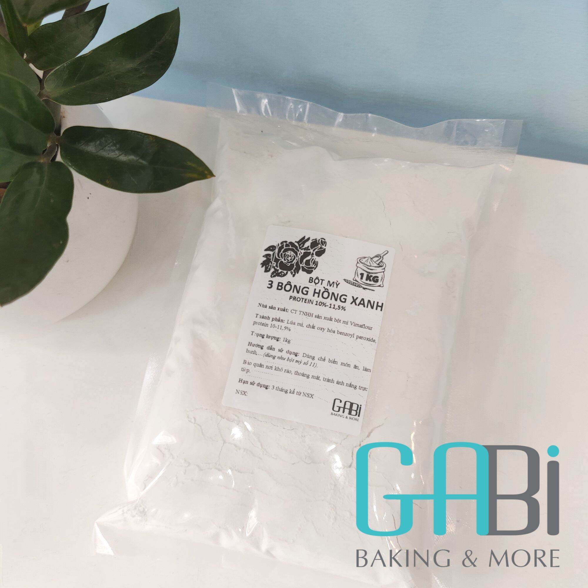 1kg Bột mì 3 bông hồng xanh