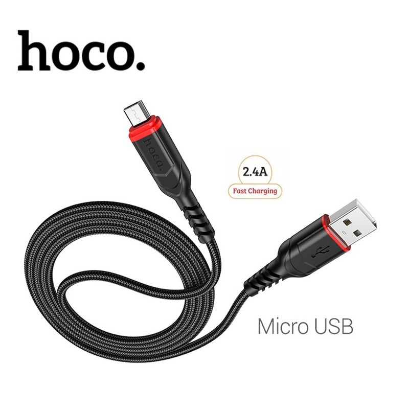 Cáp Sạc Nhanh Cổng Micro Dây Dài 1m Hoco X59 2.4A
