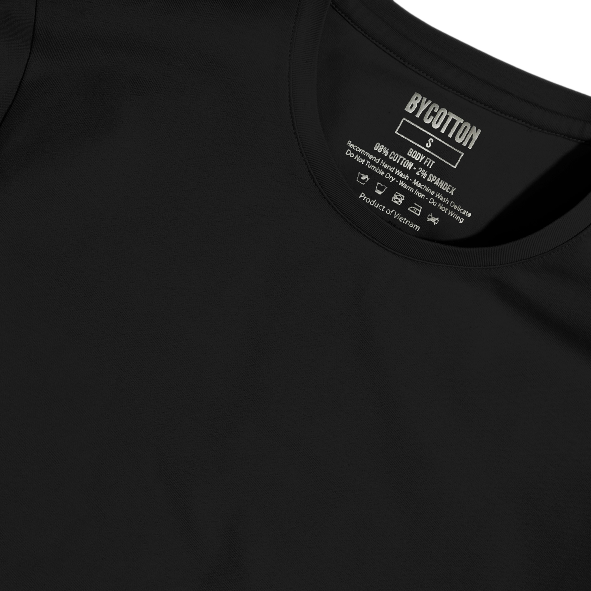 Áo Thun Nam Cao Cấp Black Basic Tee BY COTTON