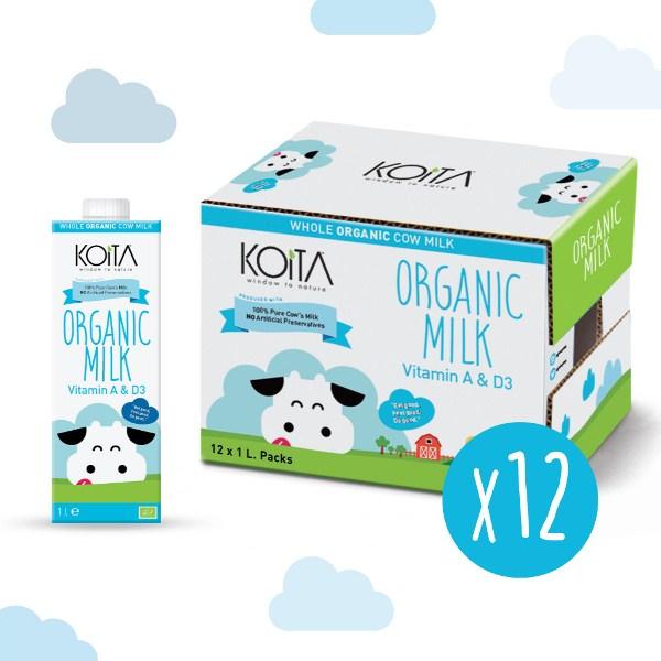 Sữa bò hữu cơ  nguyên kem Koita (1Lít)