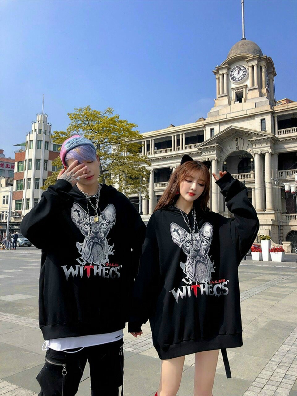 Áo Hoodie Hình siêu Cute , áo khoác nỉ nam nữ siêu đẹp siêu dễ thương chất nỉ dày dặn phom rộng  TP20