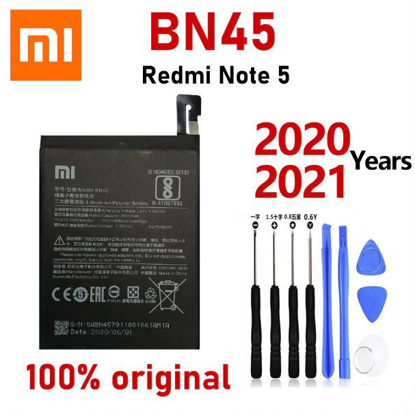 Pin Xiaomi Redmi Note  5 / Note 5 Pro BN45  - Tặng kèm bộ tháo mở