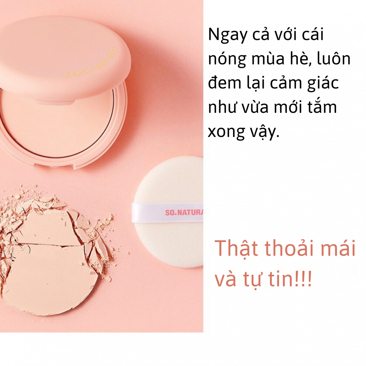PHẤN NÁCH BỘT KHÔ PEACH DEO PACT