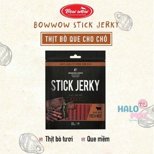 [HCM]Bánh thưởng que mềm cho chó  Thịt  Bò BOWWOW