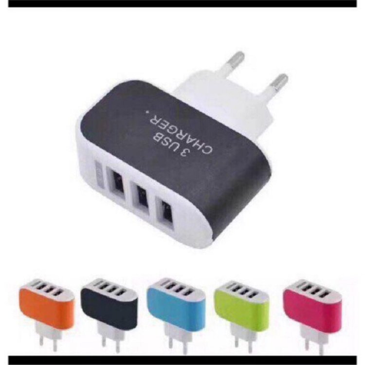 Củ sạc đa năng 3 đầu ra USD Củ Sạc Mini Tiện Dụng