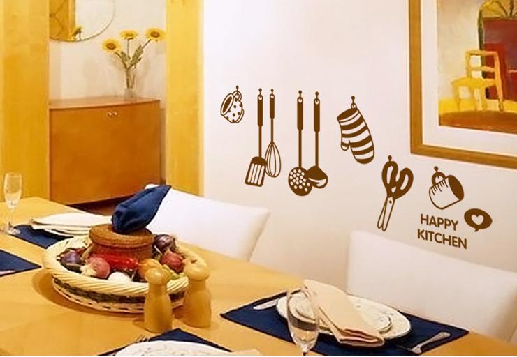 Decal trang trí Dụng Cụ Làm Bếp