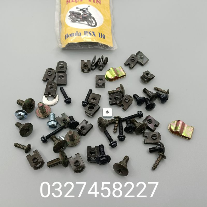 Bộ ôc vít bắt nhựa dàn áo xe RSX 110