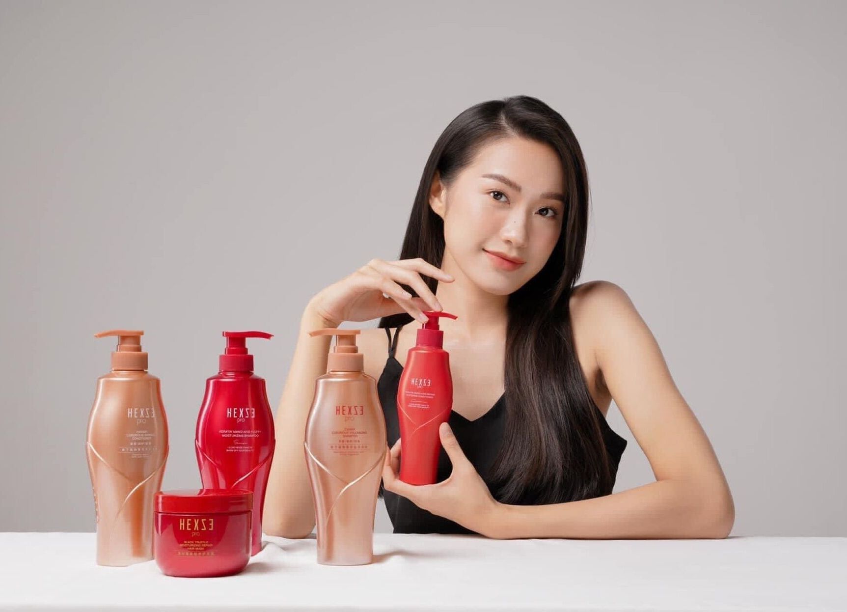 Cặp dầu gội đầu HEXZE mềm mượt tóc, kiềm dầu tốt