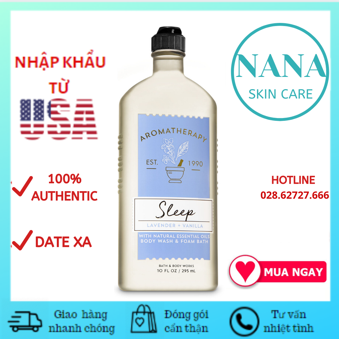Sữa Tắm Lavender + Vanilla Bath And Body Works Aromatherapy