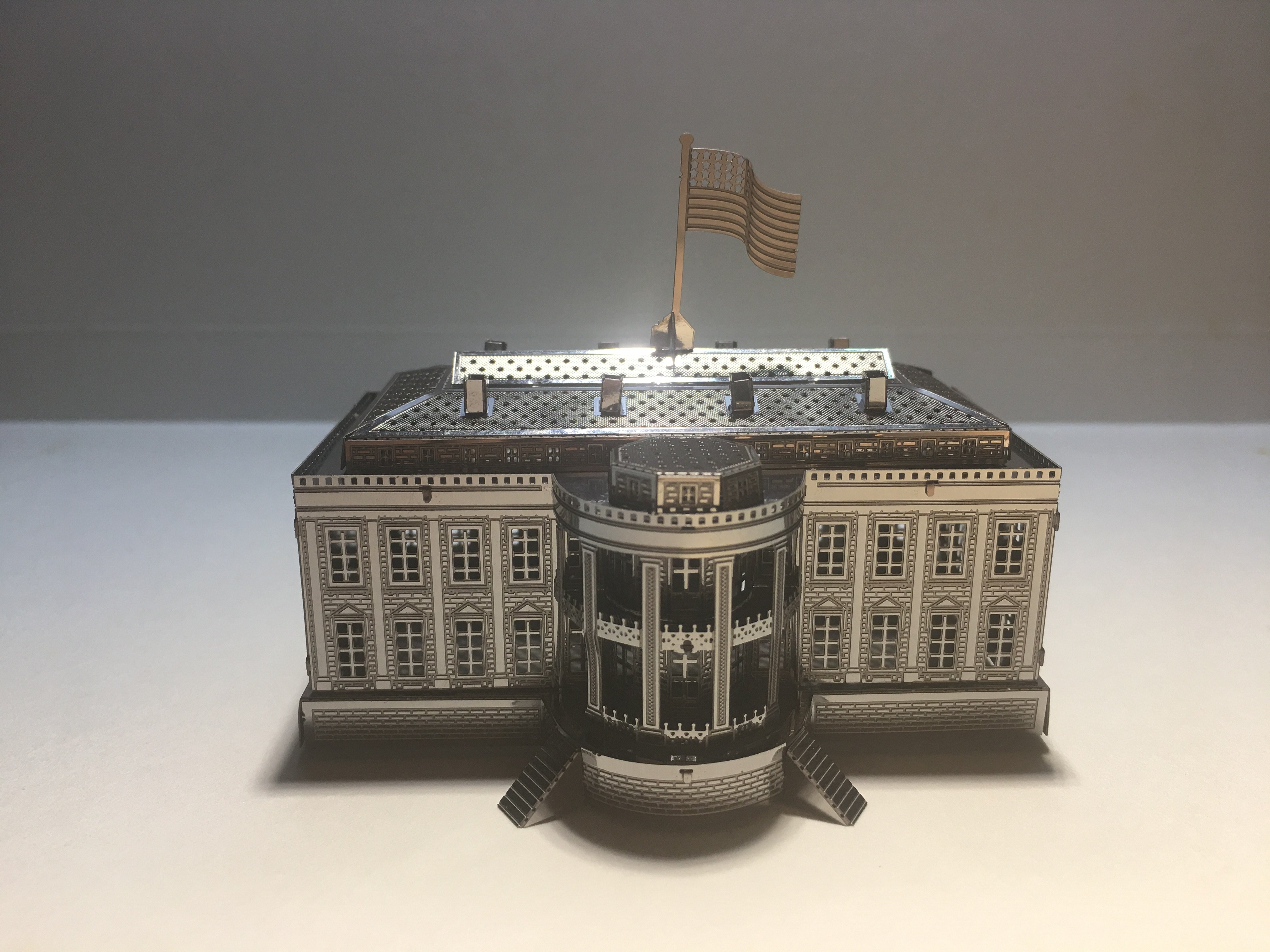 Mô Hình 3D Kim Loại Lắp Ráp Nhà Trắng Mỹ [Chưa Lắp]