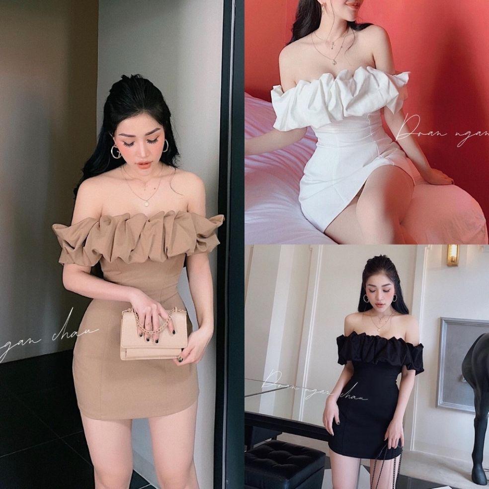 [HCM]Đầm body bẹt vai