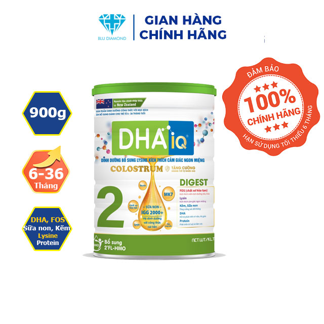 Sữa Bột DHA IQ Digest Dành Cho Bé Từ 6 - 36 Tháng