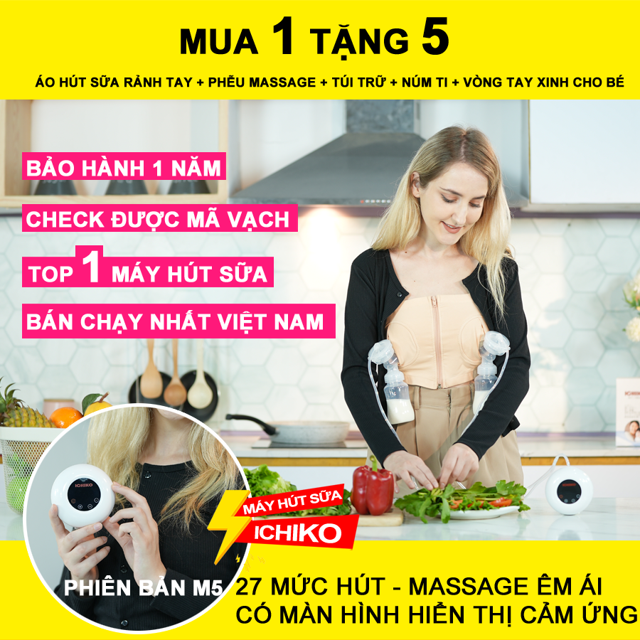 Máy Hút Sữa Ichiko Phiên Bản Đặc Biệt M05