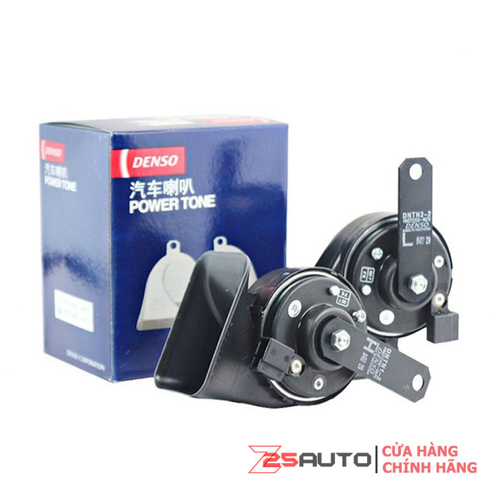 Còi sên ô tô Denso chính hãng 1 jack theo xe Toyota Camry Vios Innova và 2 jack dạng sên lắp cho nhiều dòng xe