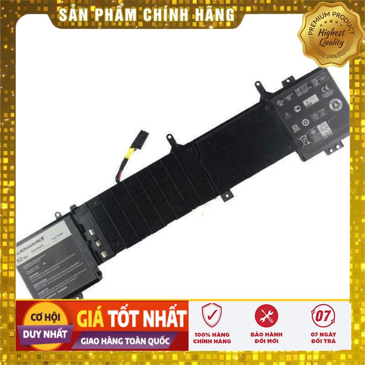 Pin dell alienware 17 r2 r3 92wh zin - pin zin bảo hành 6 tháng lỗi đổi mới