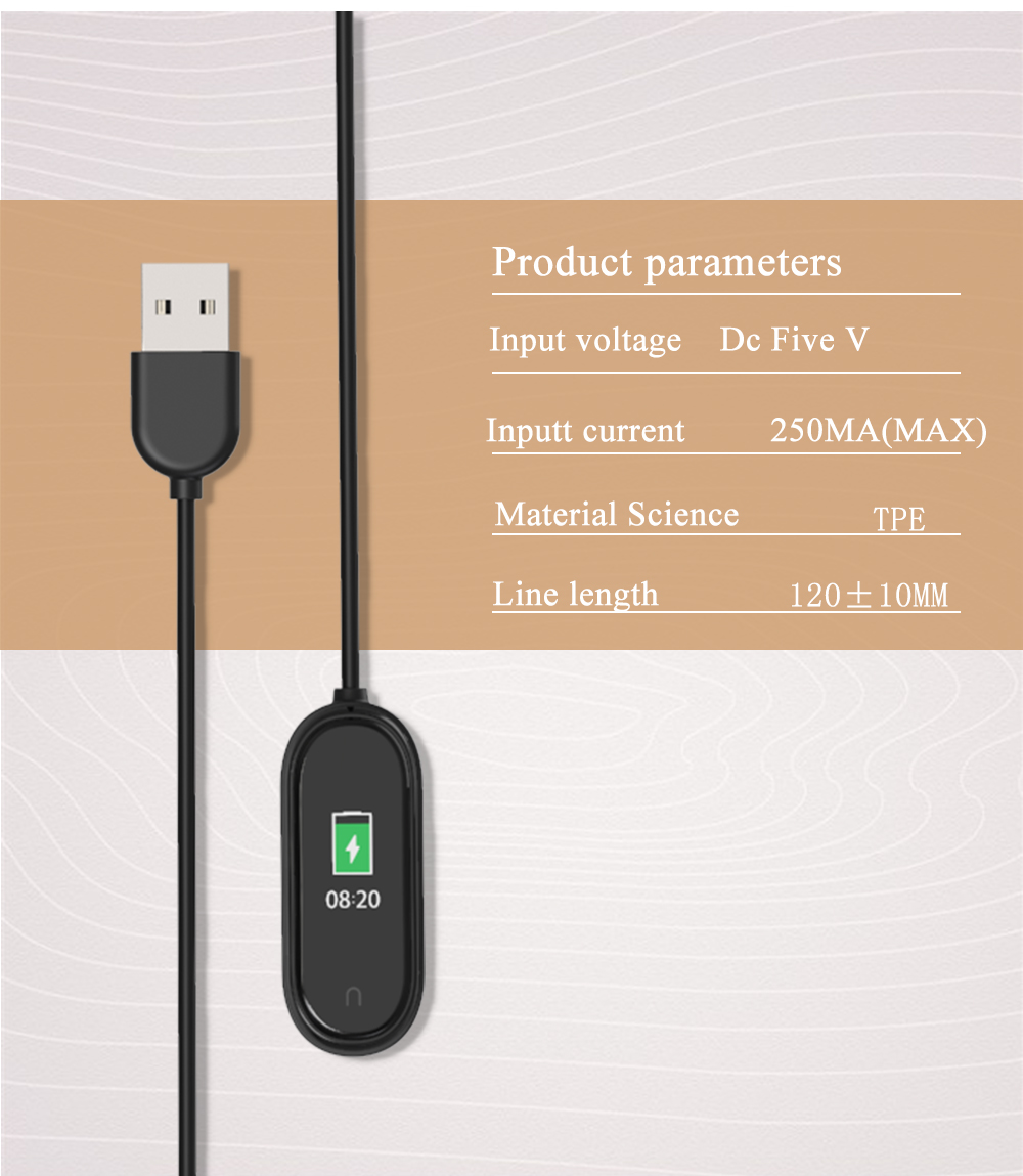 Cáp sạc MIJOBS thay thế cho Xiaomi Miband 4