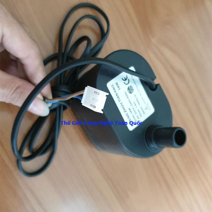 máy bơm 18w cho quạt điều hòa gia đinh hàng chuẩn - máy bơm nước quạt điều hòa 18w - máy bơm quạt hơi nước gia đình
