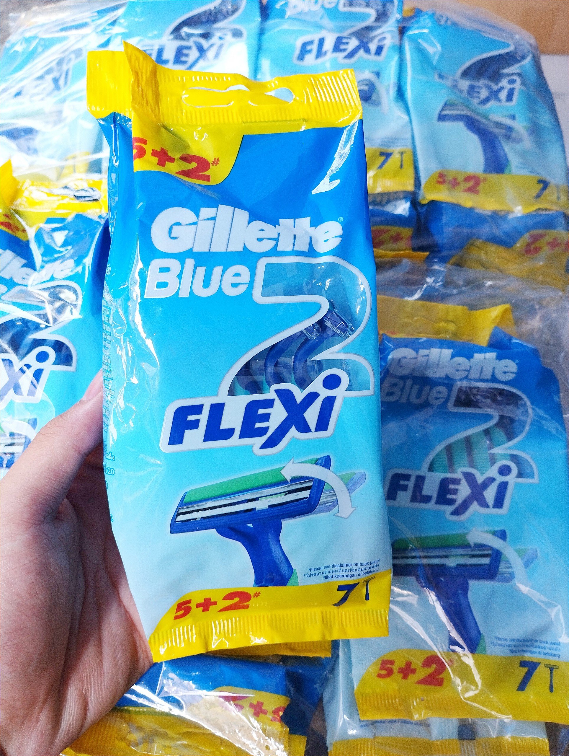 Dao Cạo Râu Gillette Blue 2 Flexi ( Loại 5 +2)