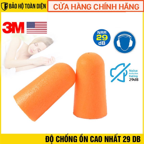 [COMBO 5 cặp] Nút bịt tai chống ồn đi ngủ 3M 1100 (loại không dây)