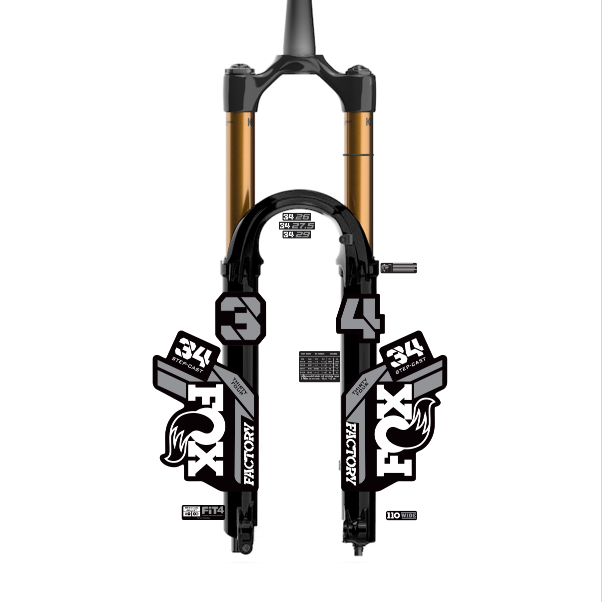 tem decal dán phuộc xe đạp địa hình Fox kashima  34 2021 (1) | cheetahdecals.com