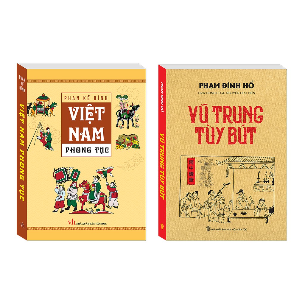 Sách - combo việt nam phong tục + vũ trung tuỳ bút