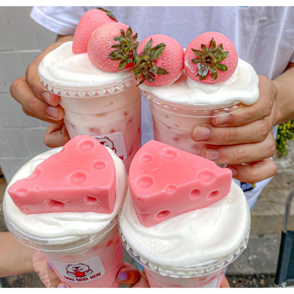 Pudding trứng socola matcha dâu siêu ngon BẾP CHÈ THÁI