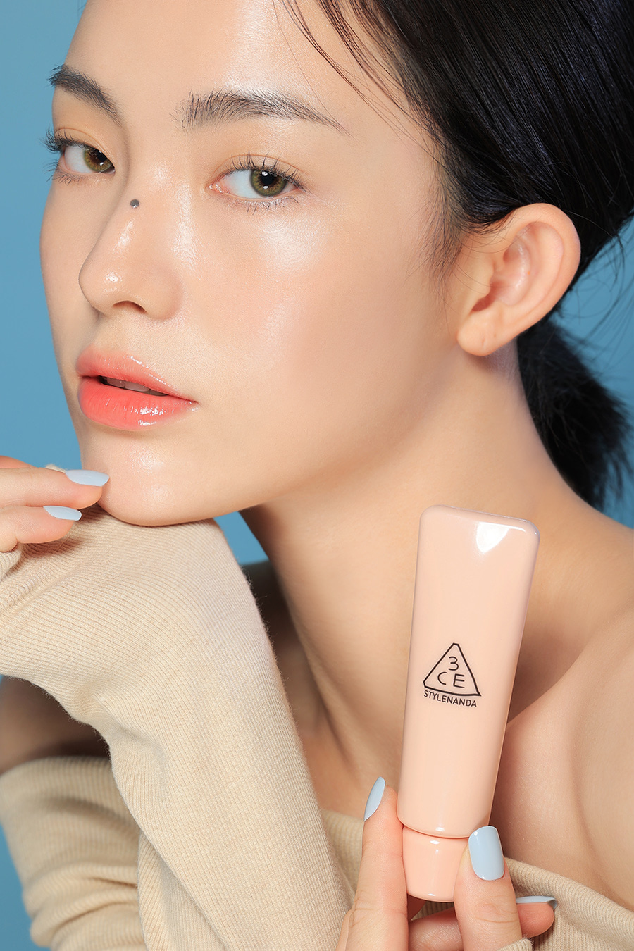 Kem lót 3CE Glow Beam 45ml Căng bóng da
