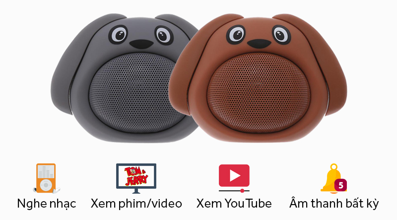 Loa Bluetooth iCutes MB-M818 Cún ( 3W )
