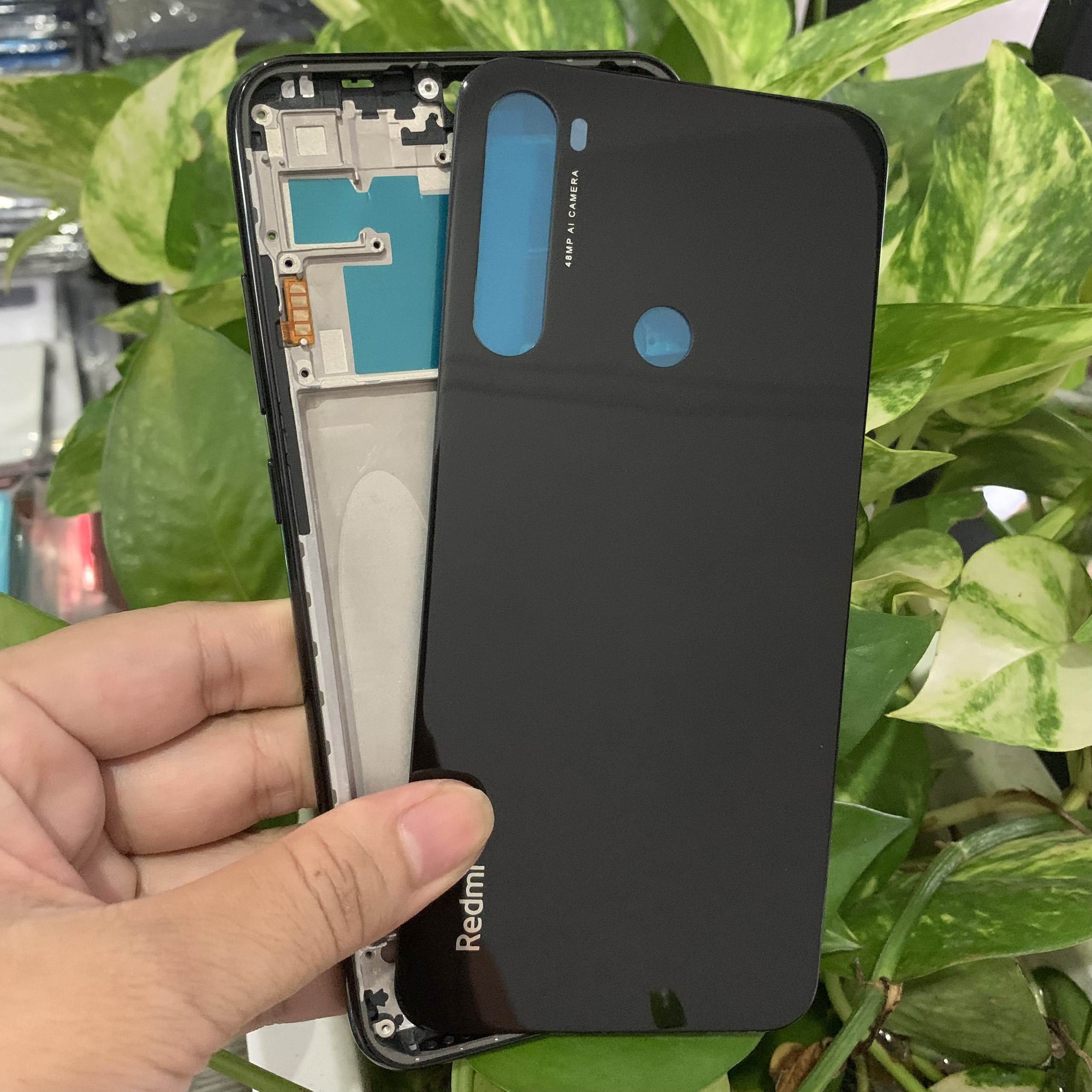 Vỏ bộ Xiaomi Redmi Note 8 Có kính cam và khe sim