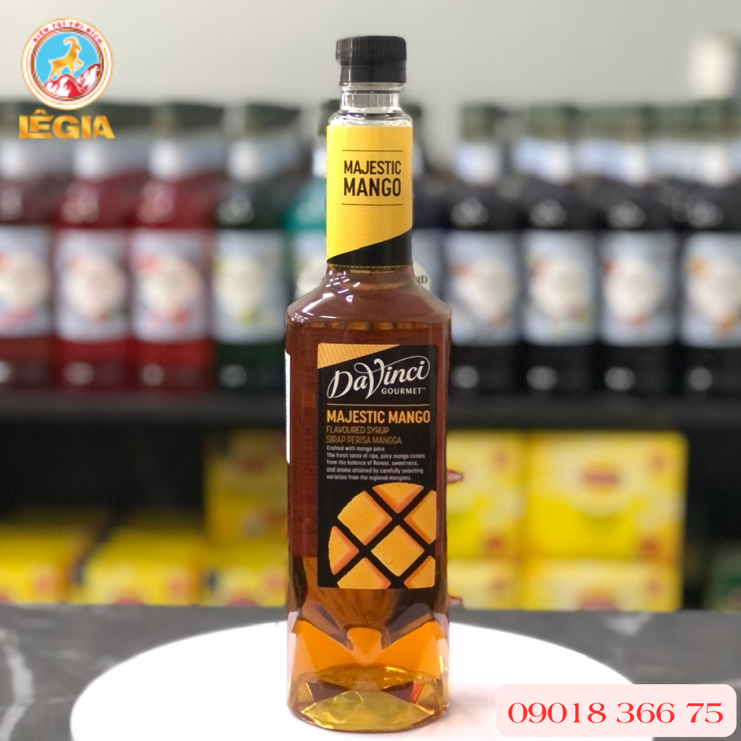 SIRO DAVINCI XOÀI 750ML - DAVINCI MAJESTIC MANGO SYRUP
