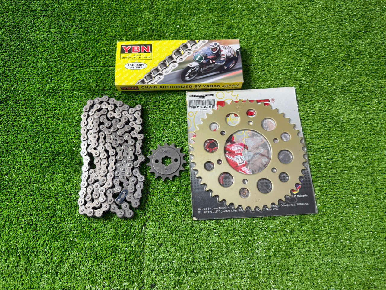 Sên nhông dĩa Exciter 150 15-45-130 MCS 7 li