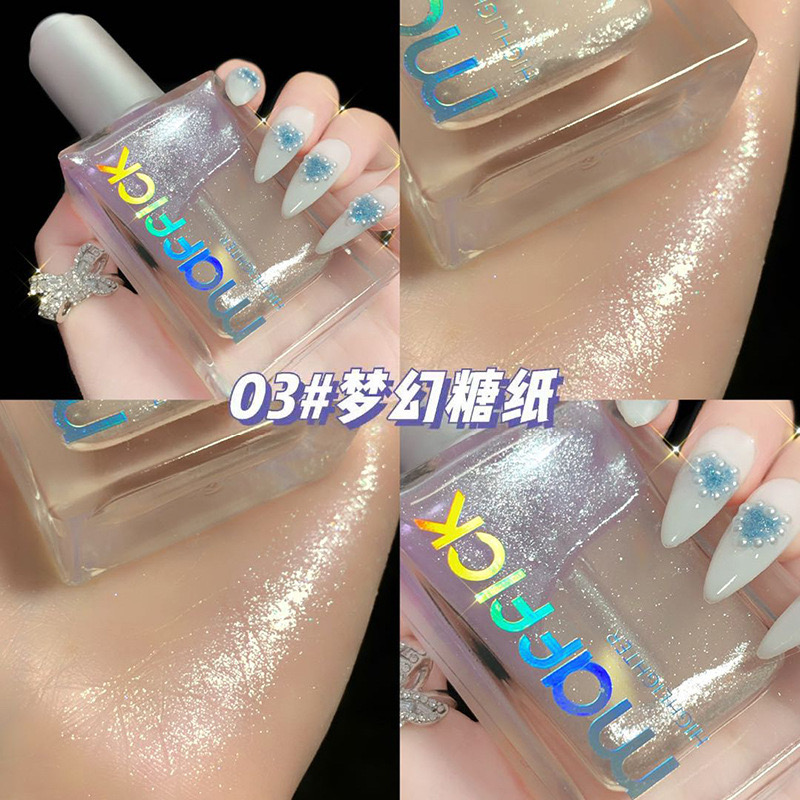 [HCM]GEL NHŨ BẮT SÁNG HIGHLIGHT MAFFICK | Nhũ bắt sáng Maffick hightlight ánh nhũ lấp lánh dạng lỏng nội địa Trung | Hàng Mới Về) Phấn Bắt Sáng Lấp Lánh Trang Điểm Nổi Bật