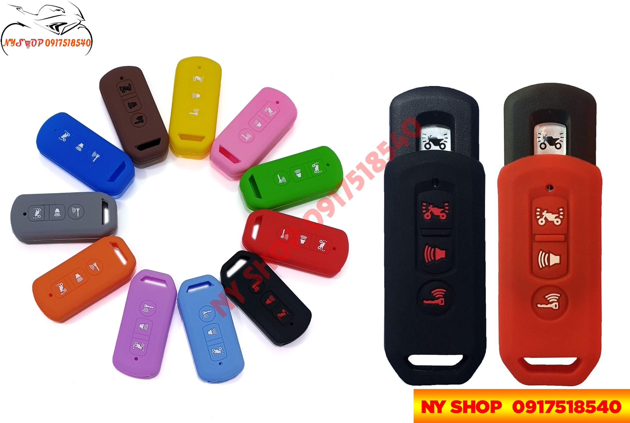 Bọc (Bao) Silicon Cho Chìa Smartkey SH 2016-2020 - 2021 sh modePCX (ĐỦ MÀU)