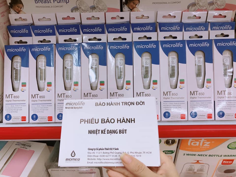 NHIỆT KẾ ĐIỆN TỬ DẠNG BÚT MICROLIFE MT850