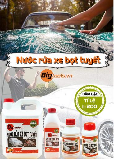 Dung dịch rửa xe bọt tuyết Bigtools 570ml