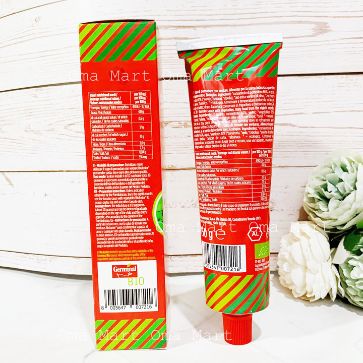 Sốt cà chua ăn dặm cho bé hữu cơ Bio Junior 150g