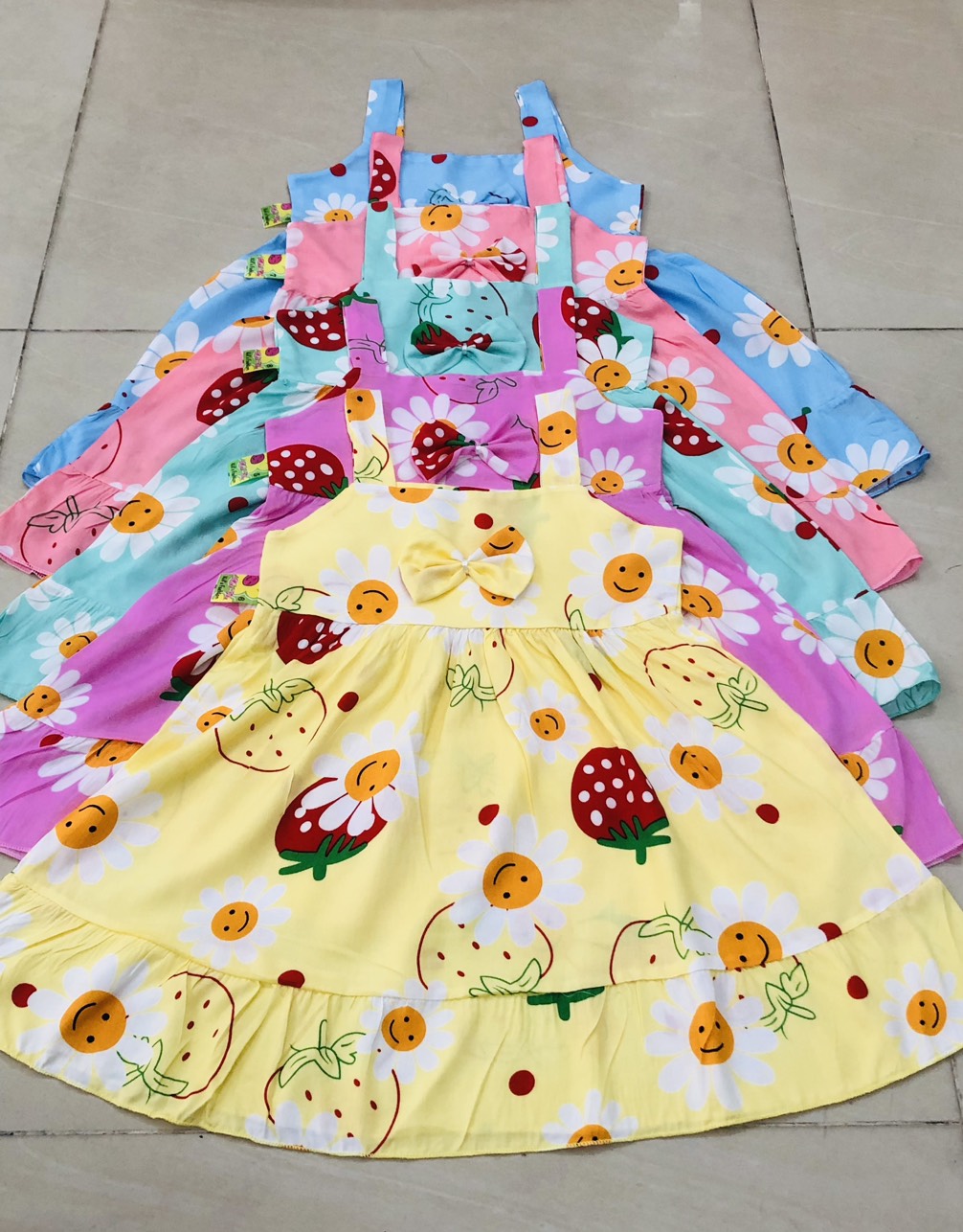 Đầm Tole Bé Gái Nhiều Mẫu Dễ Thương (8-16kg)