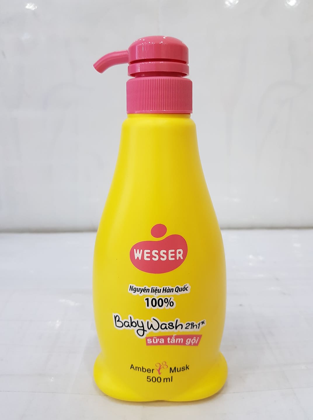 Sữa Tắm Gội Em Bé WESSER 500ml