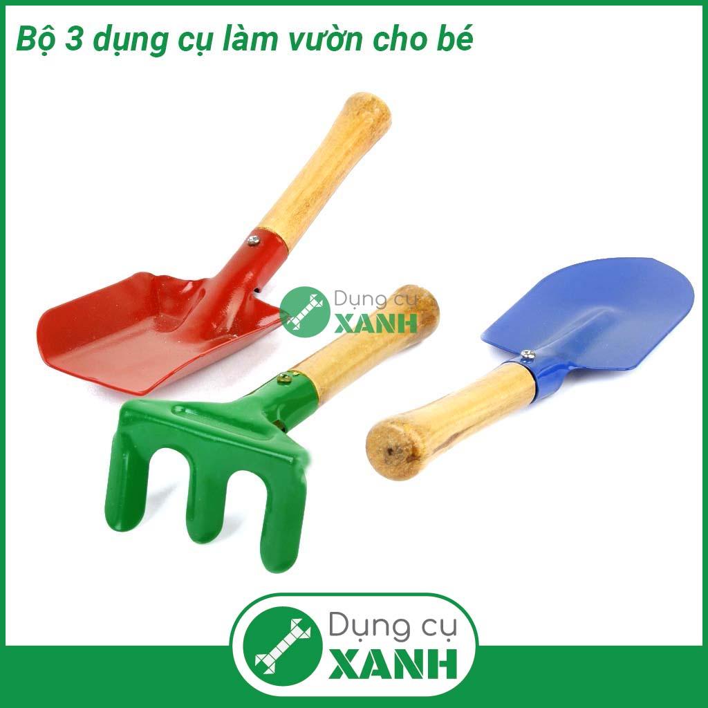 Bộ 3 dụng cụ làm vườn cho bé