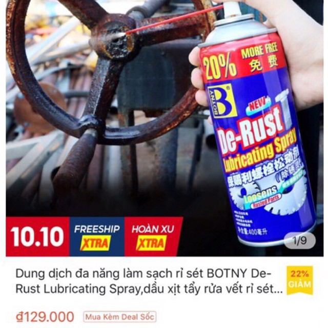 Dung dịch đa năng tẩy cặn - đánh bóng kim loại - chống rỉ sét