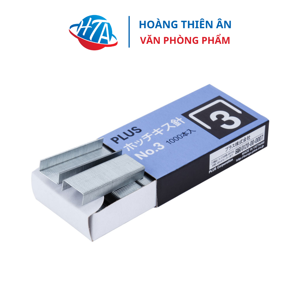 Kim bấm Plus số 03 (30-155ND-10 hộp nhỏ/hộp lớn) | Hoàng Thiên Ân