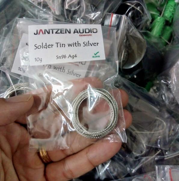 Thiếc hàn Jantzen pha bạc, giá bán theo túi 10g